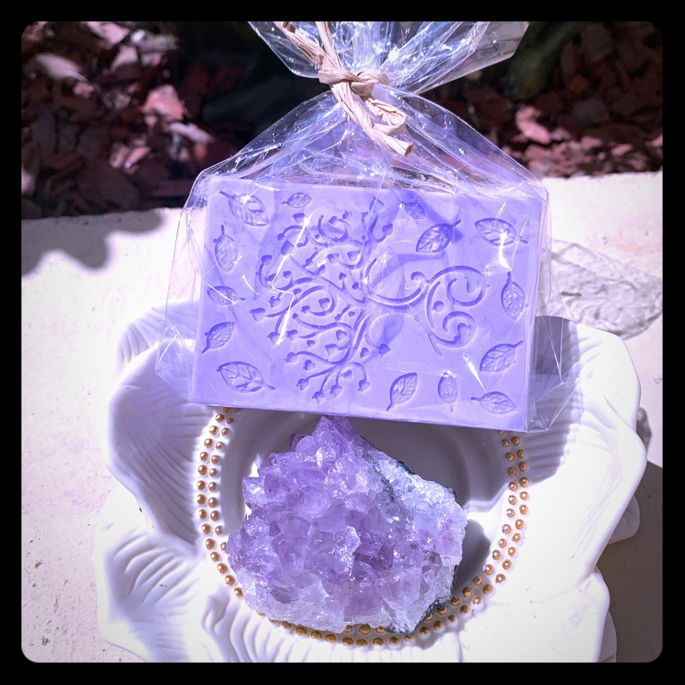 3 Lavender sheabutter soaps